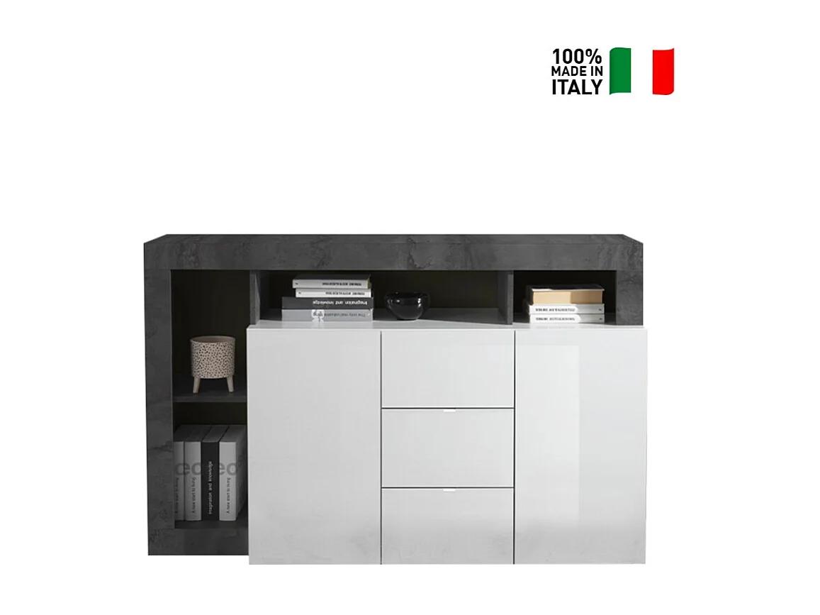 Buffet 2 porte 3 cassetti Francfort - L146 cm