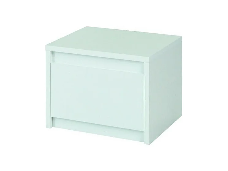 Slaapkamerset VERONA: Bed 160 cm, commode met 3 lades, nachtkastjes, kledingkast met 4 deuren, glanzend wit