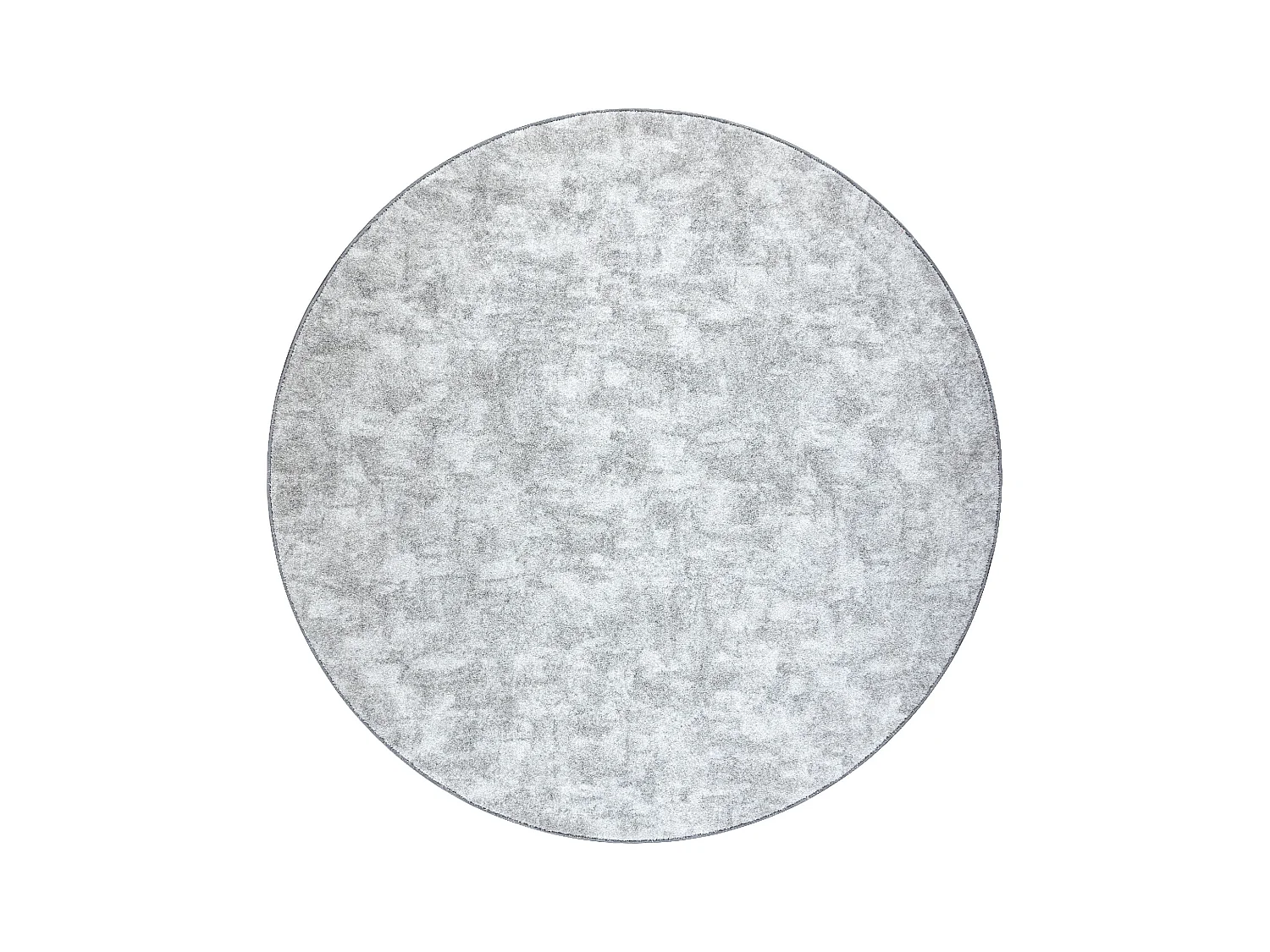 Teppich rund POZZOLANA Silber cercle 133 cm