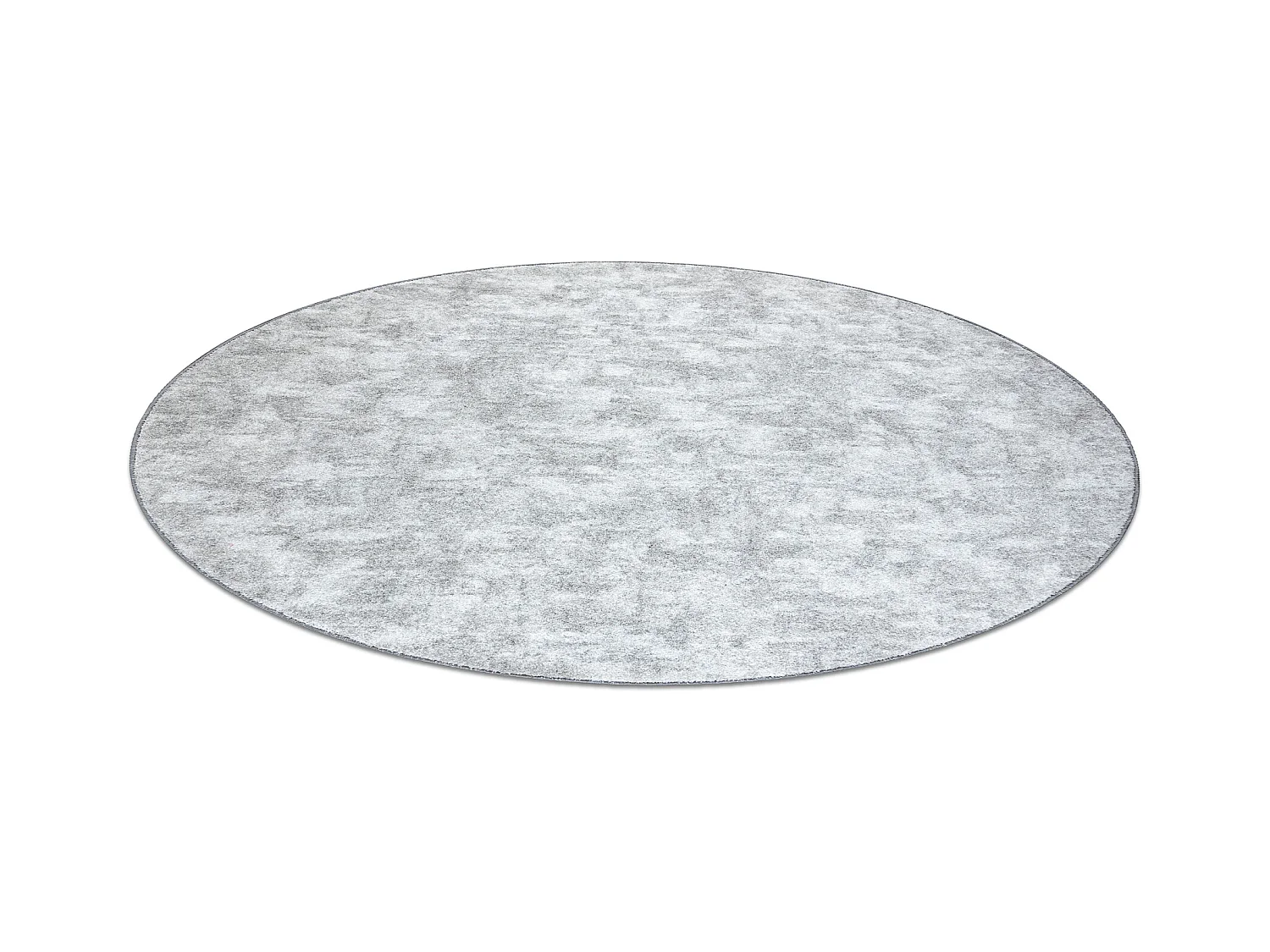 Teppich rund POZZOLANA Silber cercle 133 cm