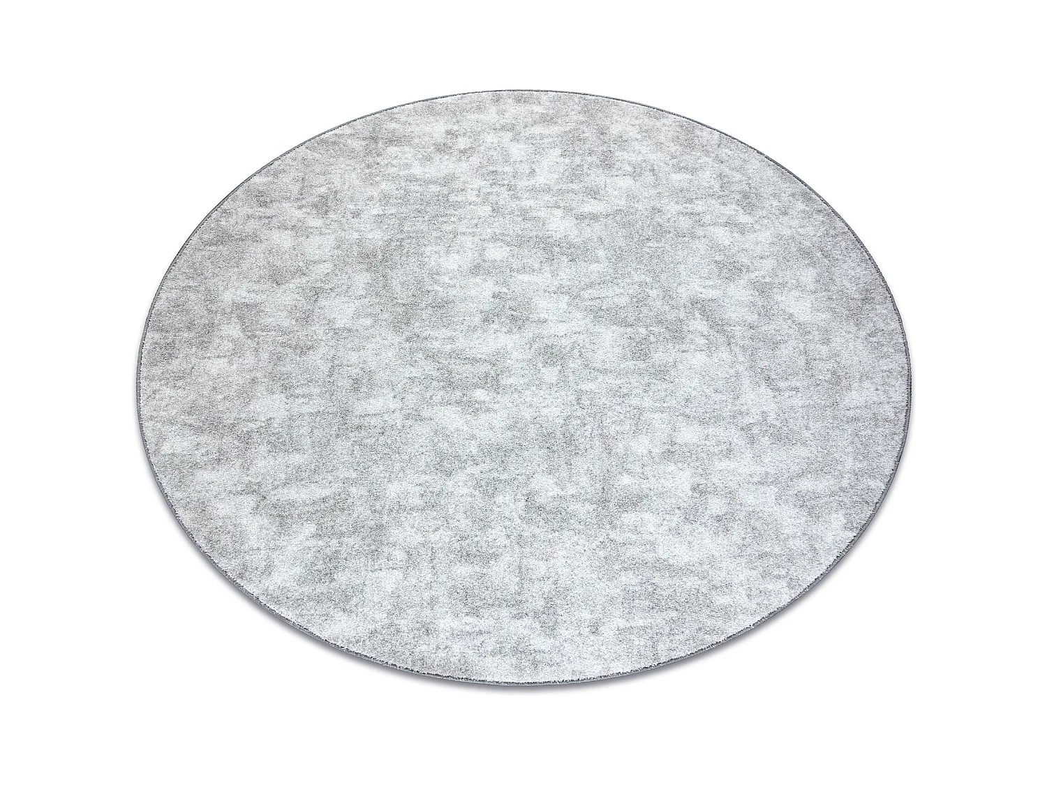 Teppich rund POZZOLANA Silber cercle 170 cm