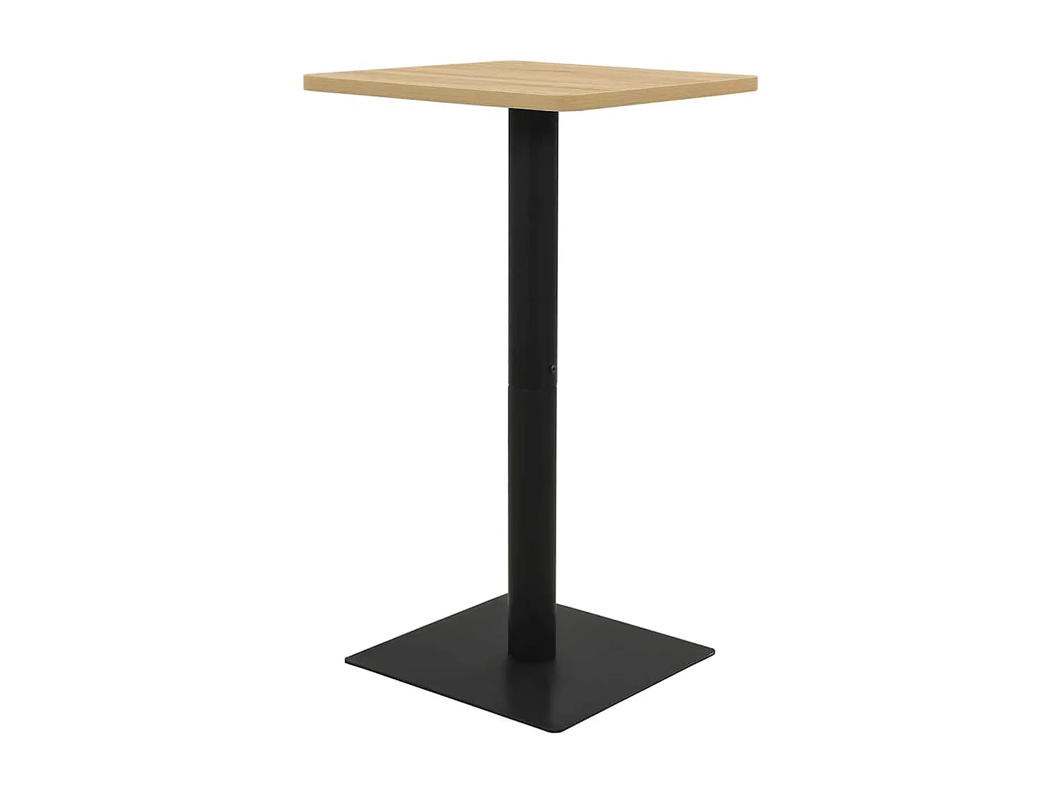 Table de bistro Couleur chêne 50x50x107 cm