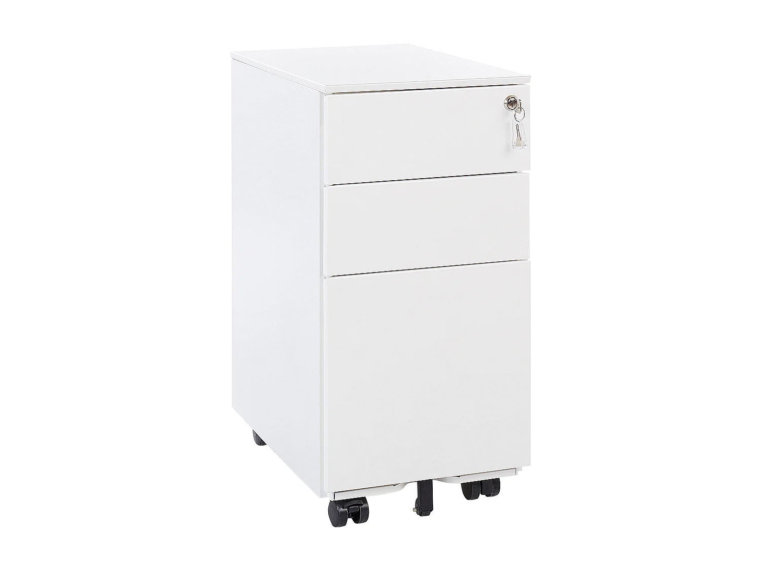 Büroschrank BOLSENA Metall Weiss