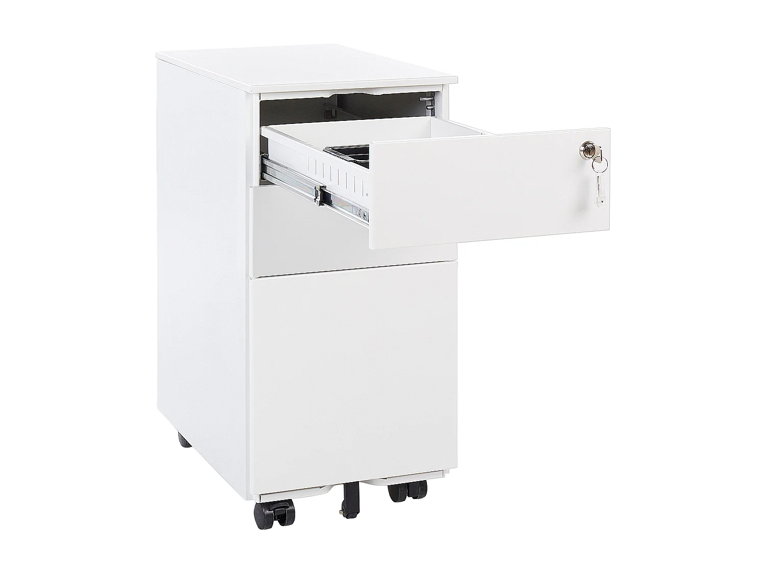 Büroschrank BOLSENA Metall Weiss