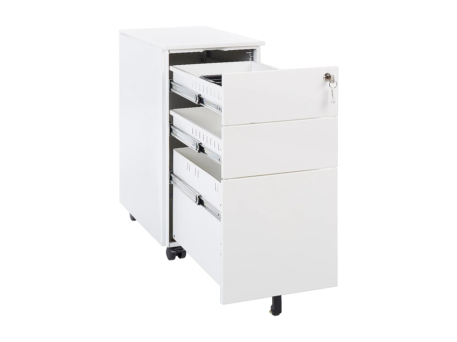 Meuble de rangement BOLSENA Métal Blanc