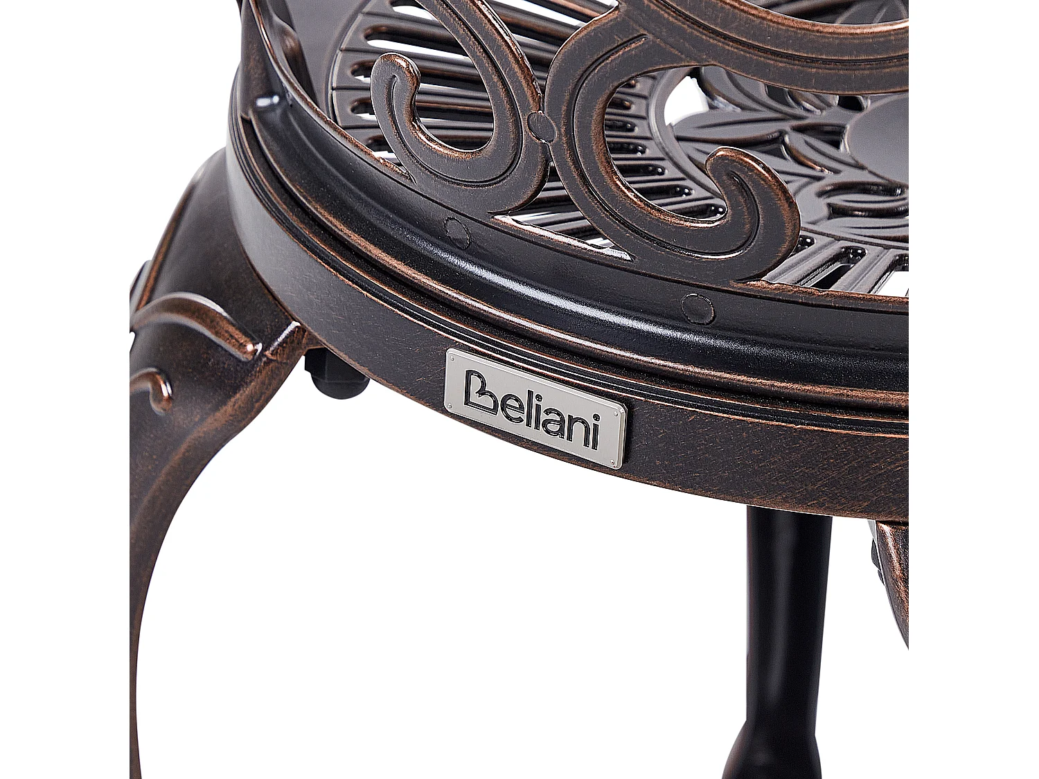 Lot de 2 chaises de jardin TRIORA Métal Marron