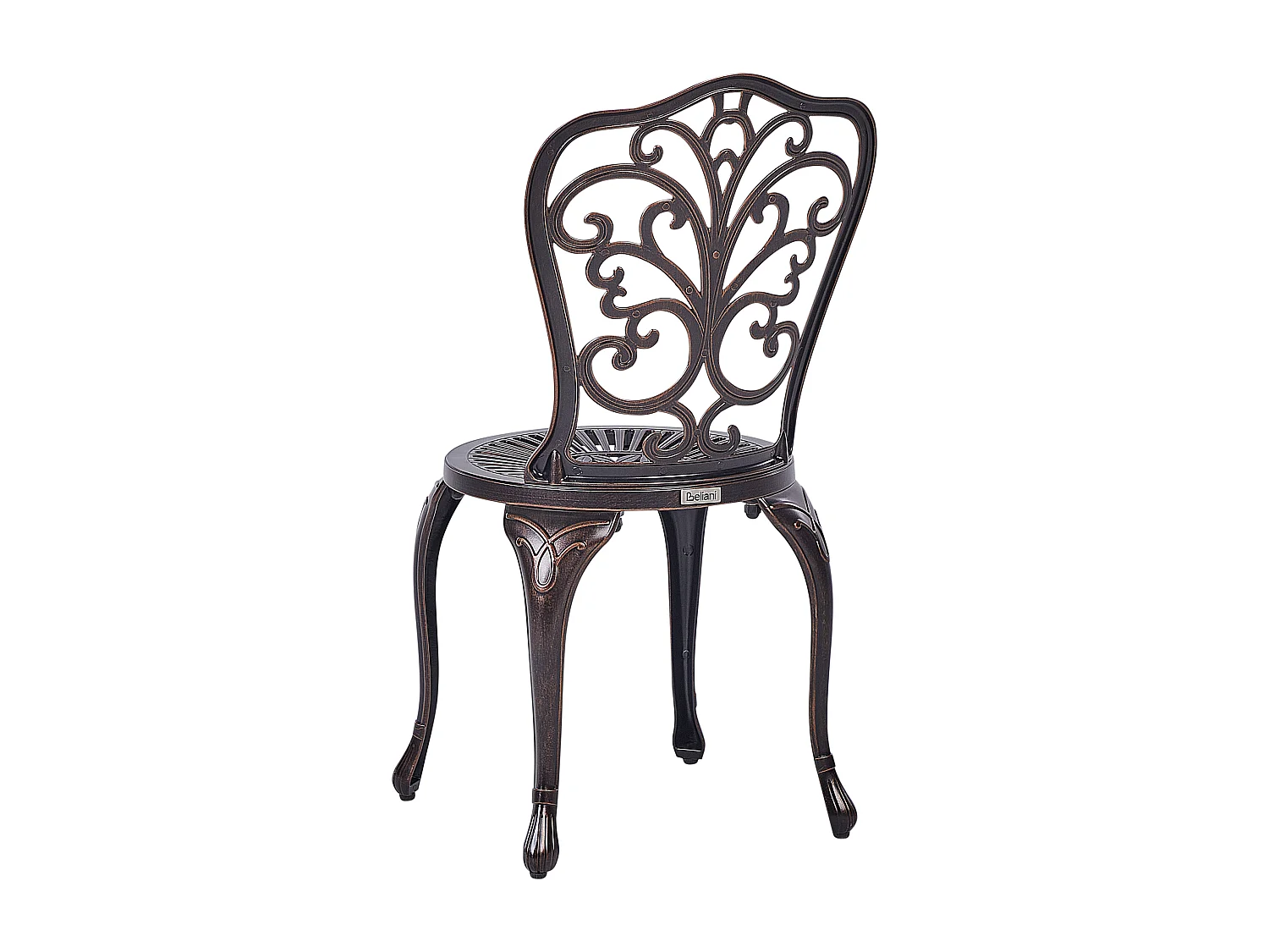 Lot de 2 chaises de jardin TRIORA Métal Marron