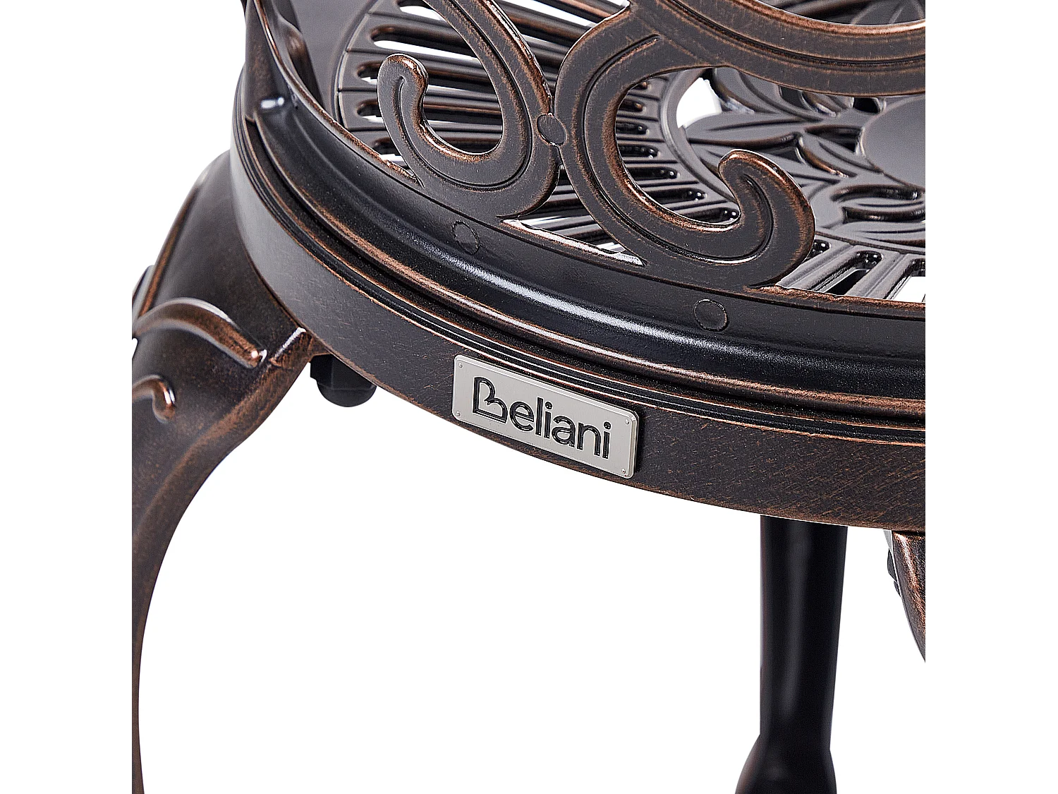 Lot de 2 chaises de jardin TRIORA Métal Marron