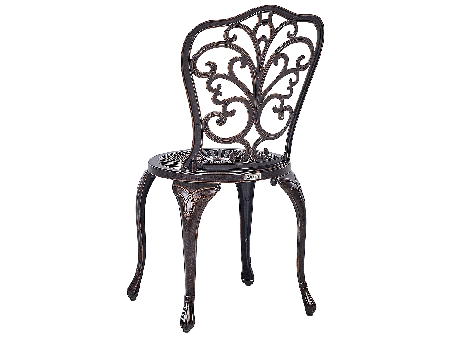 Lot de 2 chaises de jardin TRIORA Métal Marron