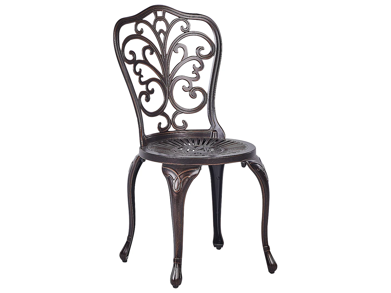 Lot de 2 chaises de jardin TRIORA Métal Marron