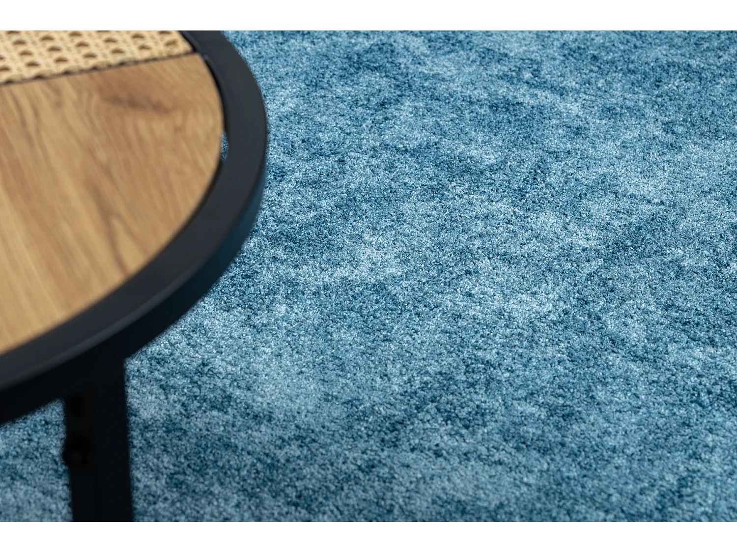 TAPIS - MOQUETTE POZZOLANA bleu 100x250 cm