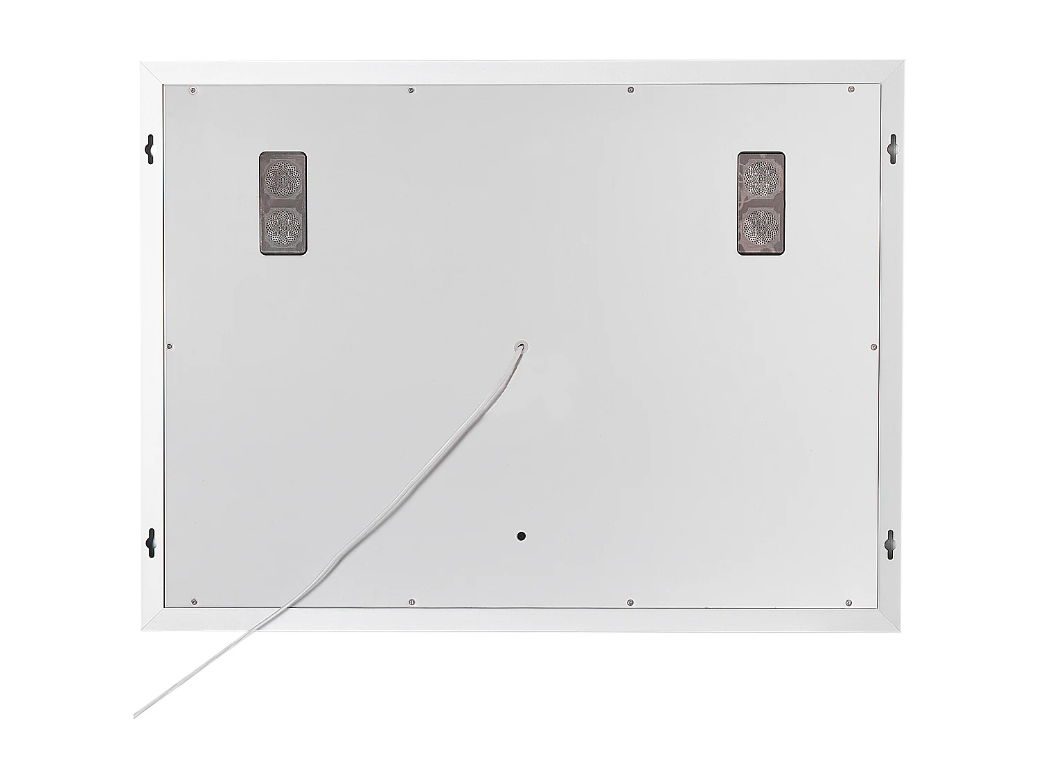 LED-Badezimmer-Spiegel THAIX 80 cm 60 cm Silber