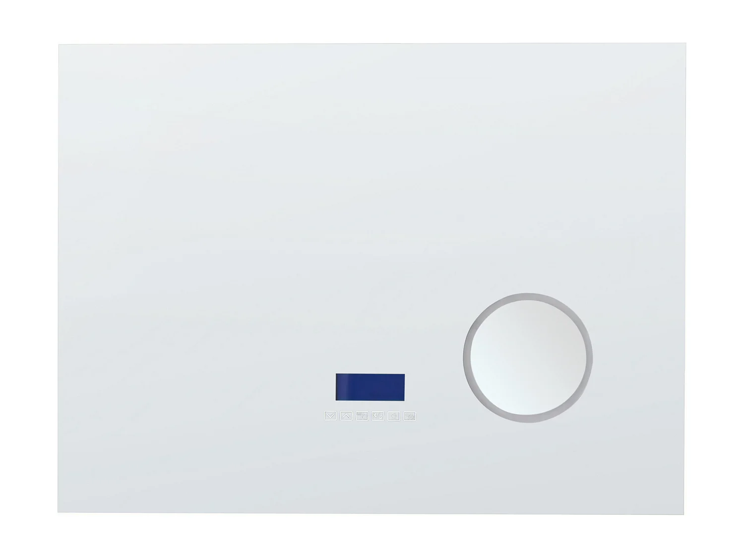 LED badkamerspiegel MONTARON 80 cm 60 cm Zilver