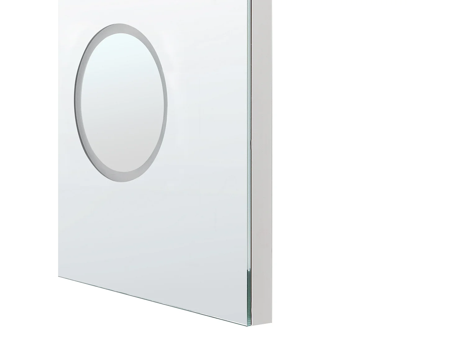 LED badkamerspiegel MONTARON 80 cm 60 cm Zilver