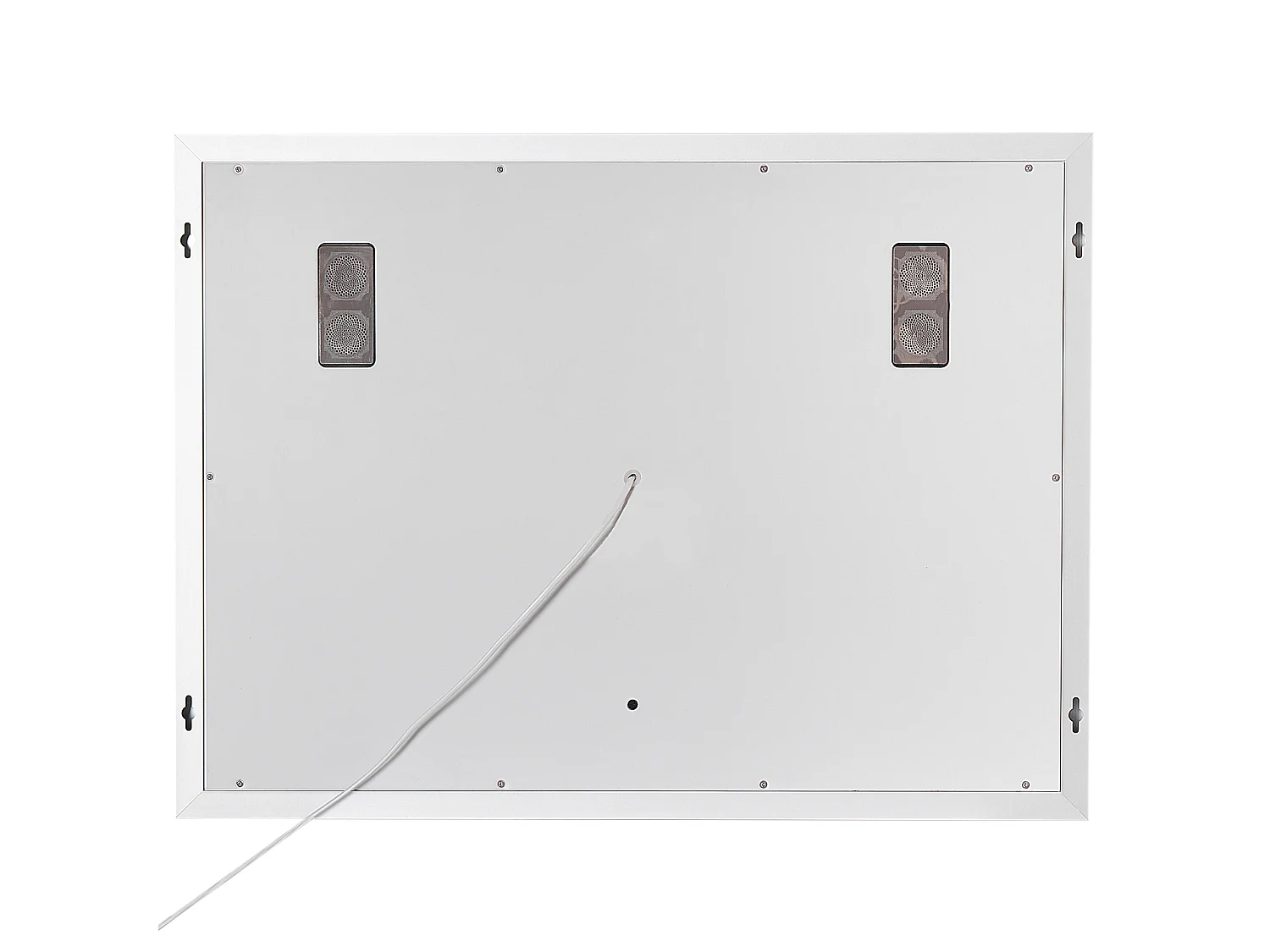 Miroir de salle de bain LED MONTARON 80 cm 60 cm Argenté