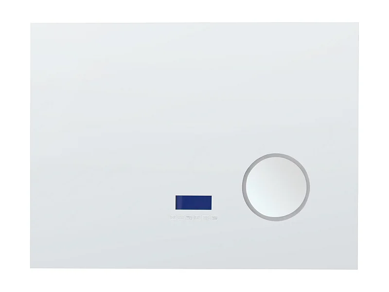 Miroir de salle de bain LED MONTARON 80 cm 60 cm Argenté