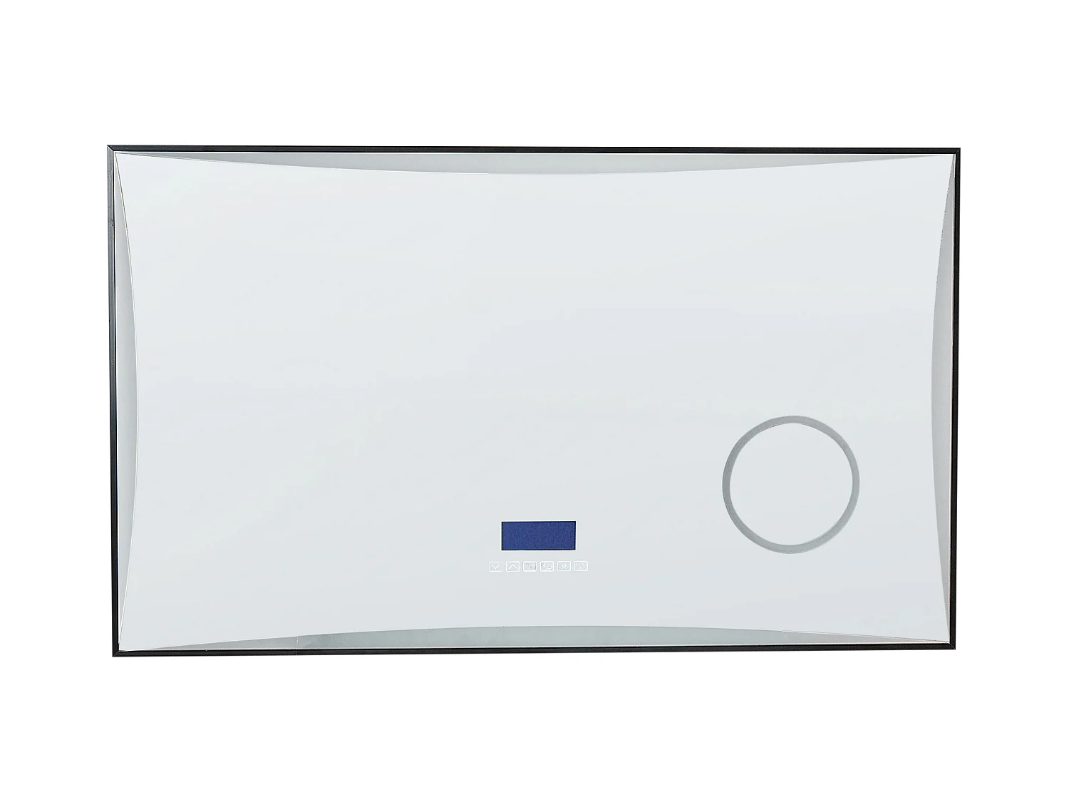 Miroir de salle de bain LED ONLAY 100 cm 60 cm Argenté