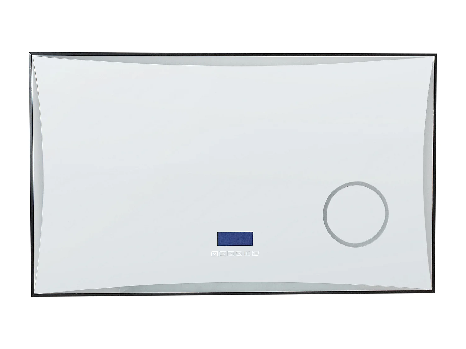 Miroir de salle de bain LED ONLAY 100 cm 60 cm Argenté