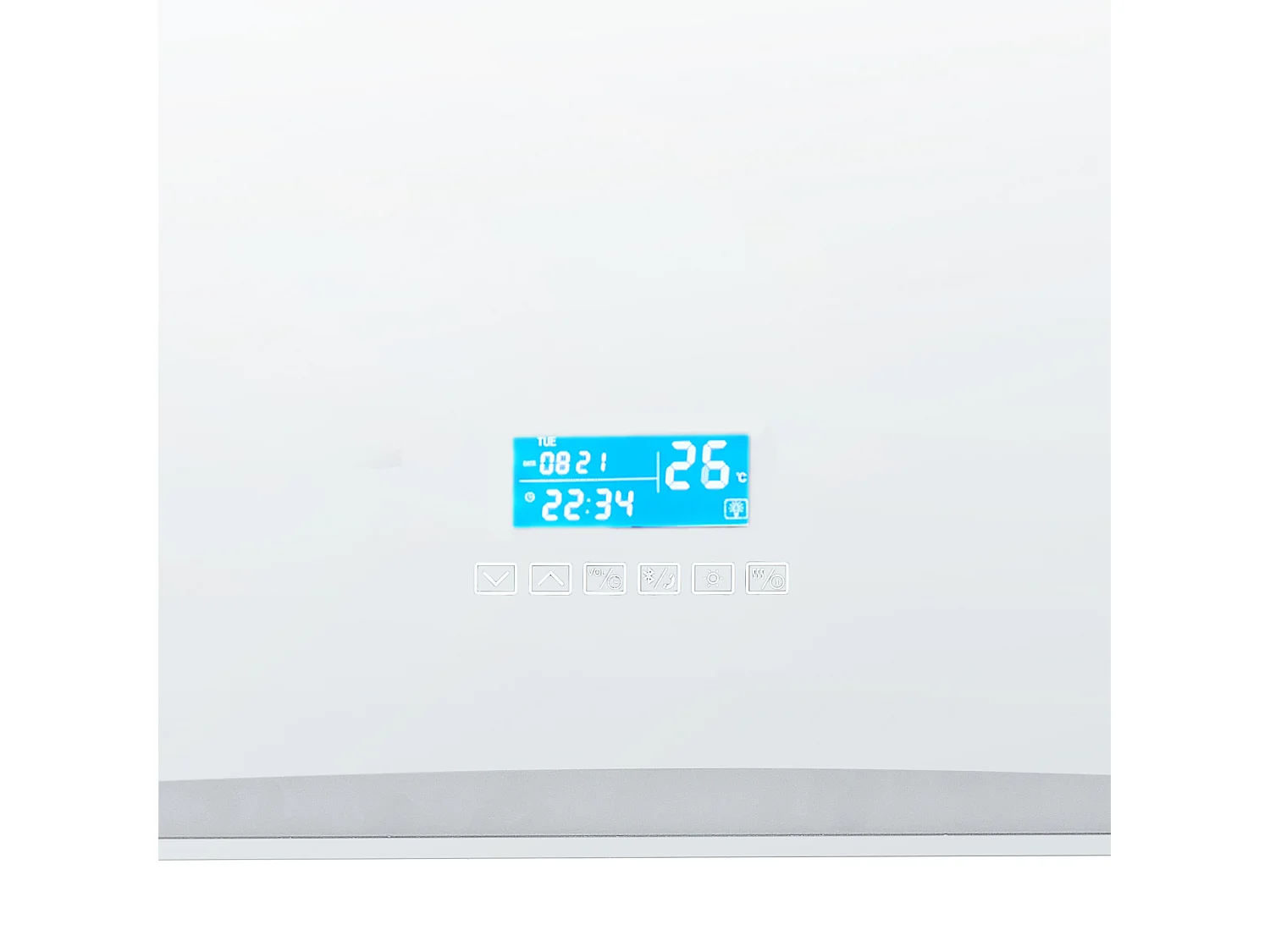Miroir de salle de bain LED ONLAY 100 cm 60 cm Argenté