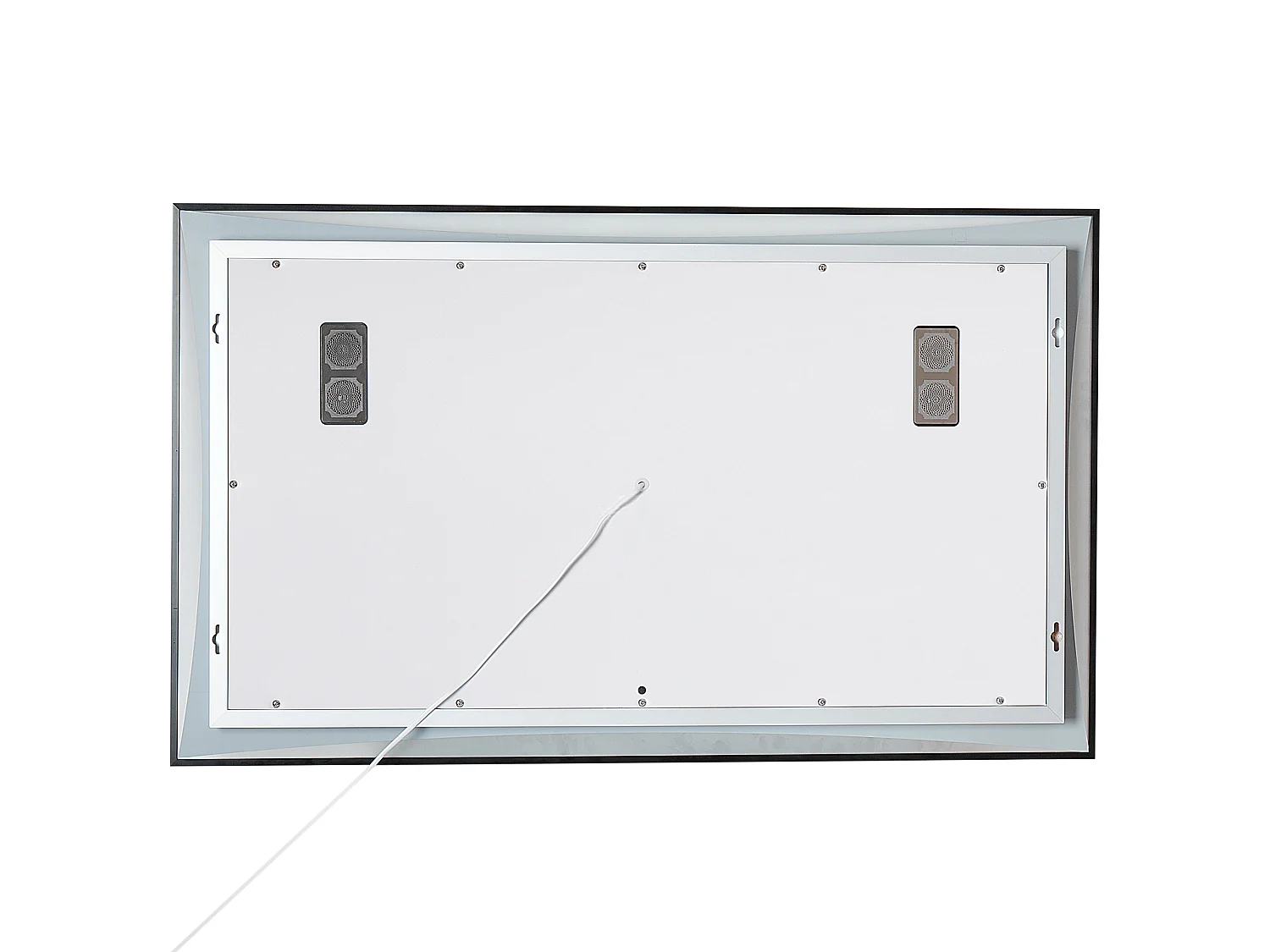 Miroir de salle de bain LED ONLAY 100 cm 60 cm Argenté