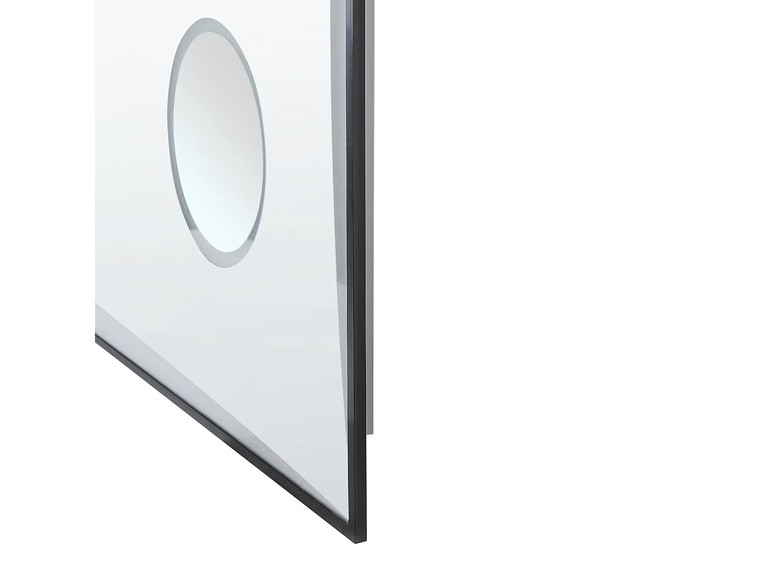 Miroir de salle de bain LED ONLAY 100 cm 60 cm Argenté