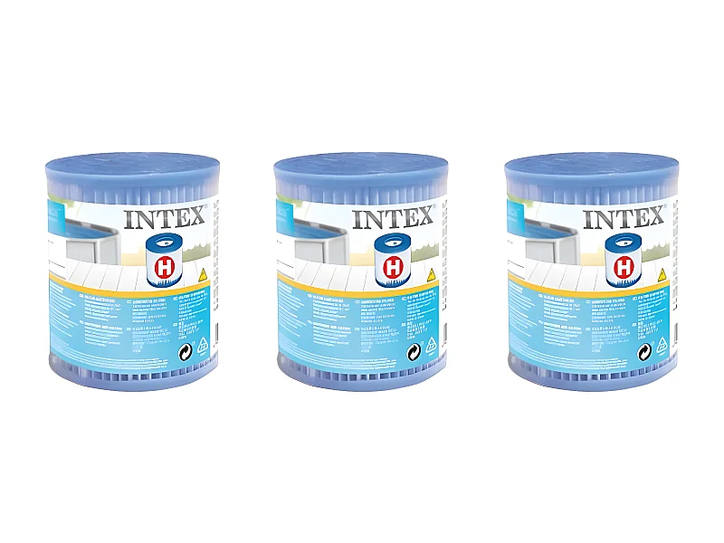 3 cartouches de filtration H - Intex