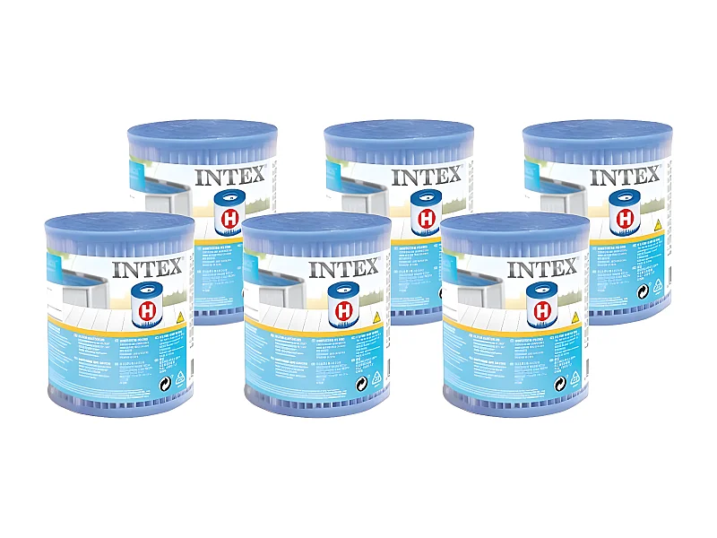 6 cartouches de filtration H - Intex