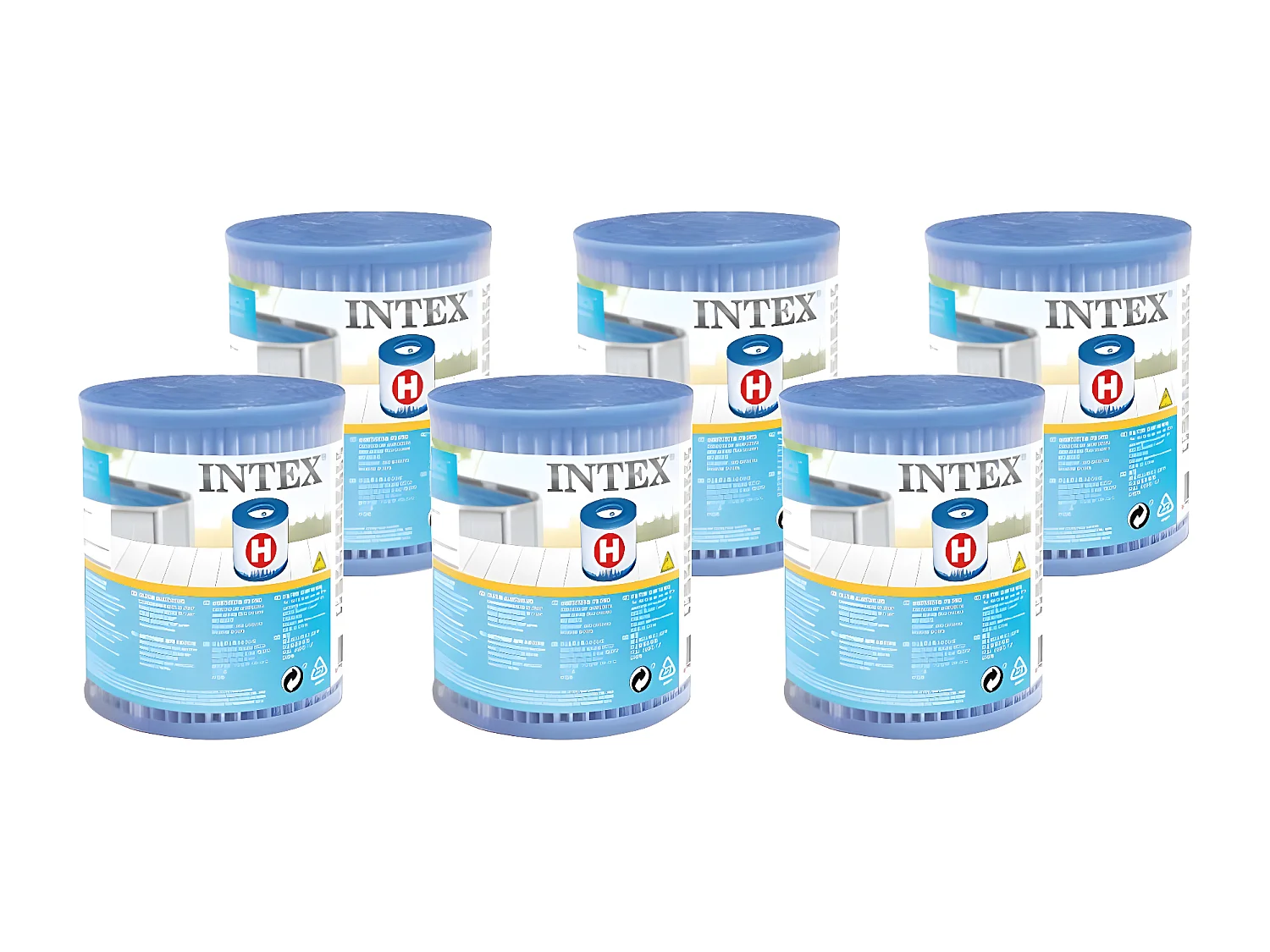 6 cartouches de filtration H - Intex