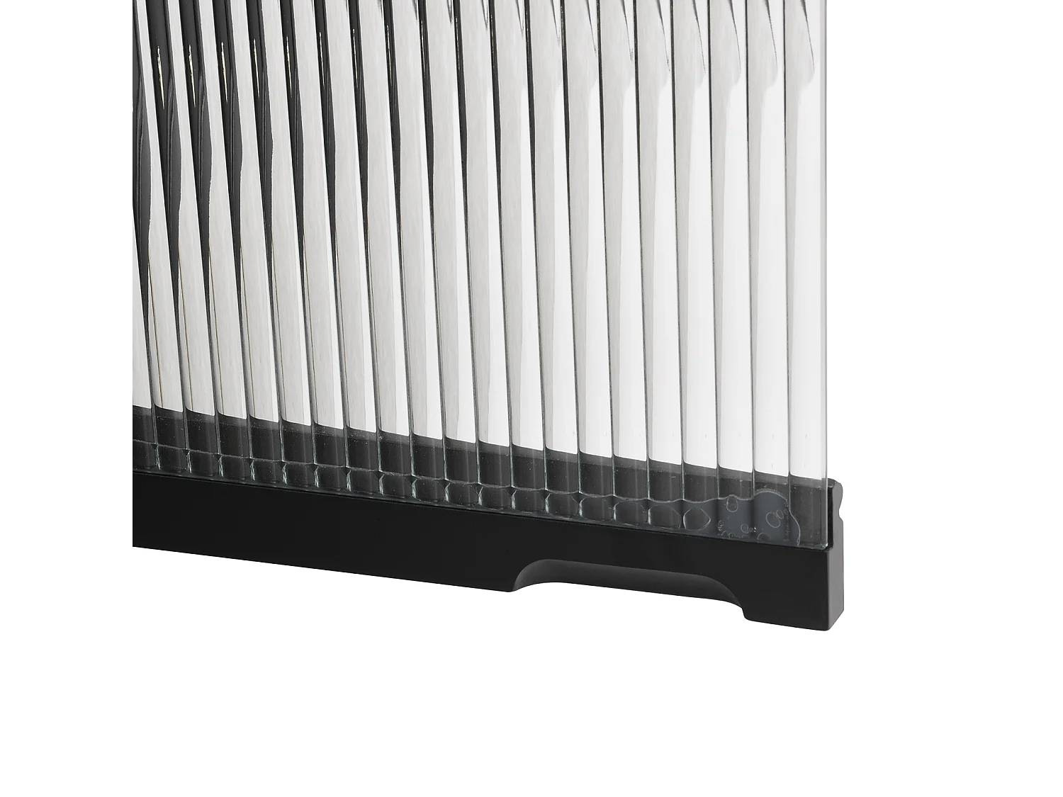 Meuble TV 175cm, avec 4 tiroirs de rangement, 2 portes en verre, Pieds et poignées en métal Doré, Meuble de salon en bois - Noir