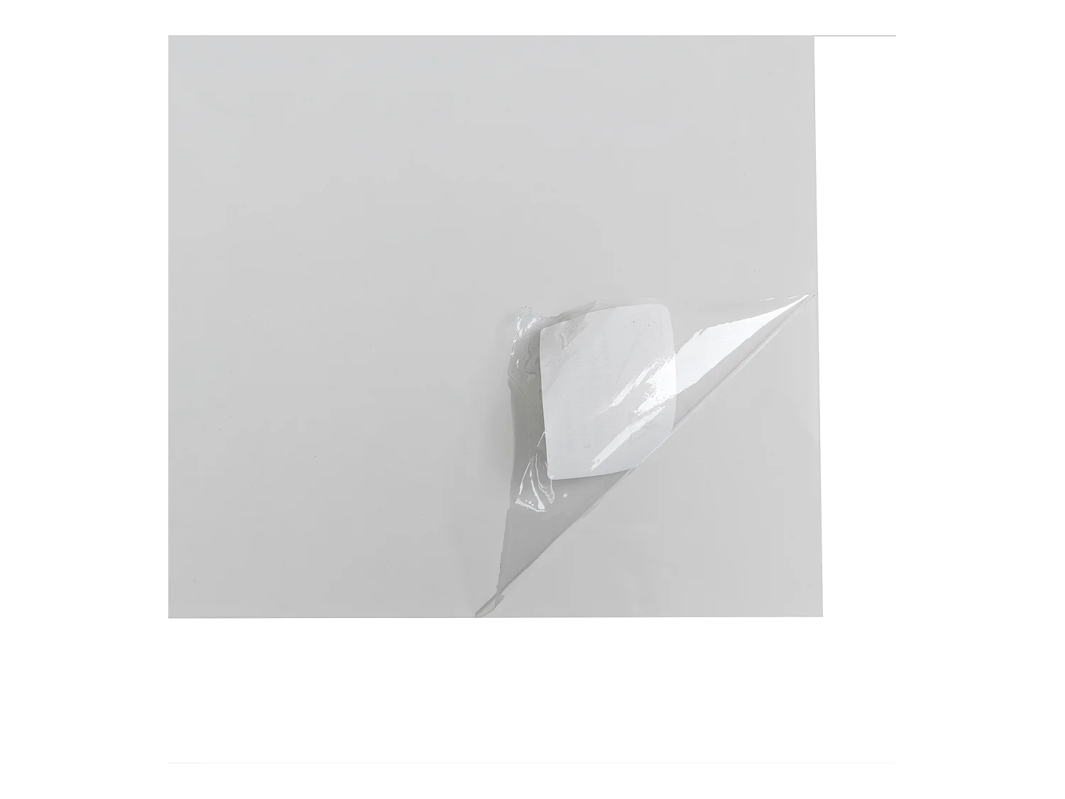 Table basse 100x50x31cm, table de salon haute brillance avec structure de rangement push-pull, tiroirs double face, blanc