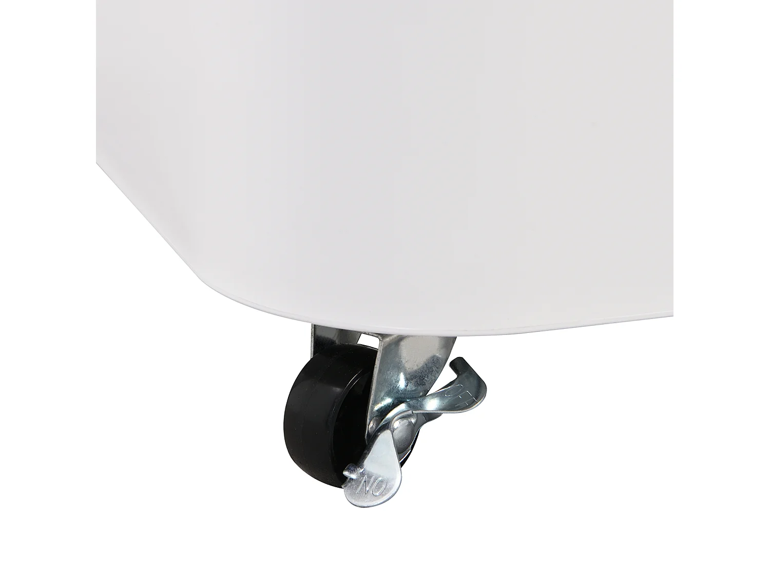 Set van 2 in elkaar passende salontafels, glanzende marmerlook, gouden accenten, met 2 lades, 60x60x45cm+50x50x34cm, wit