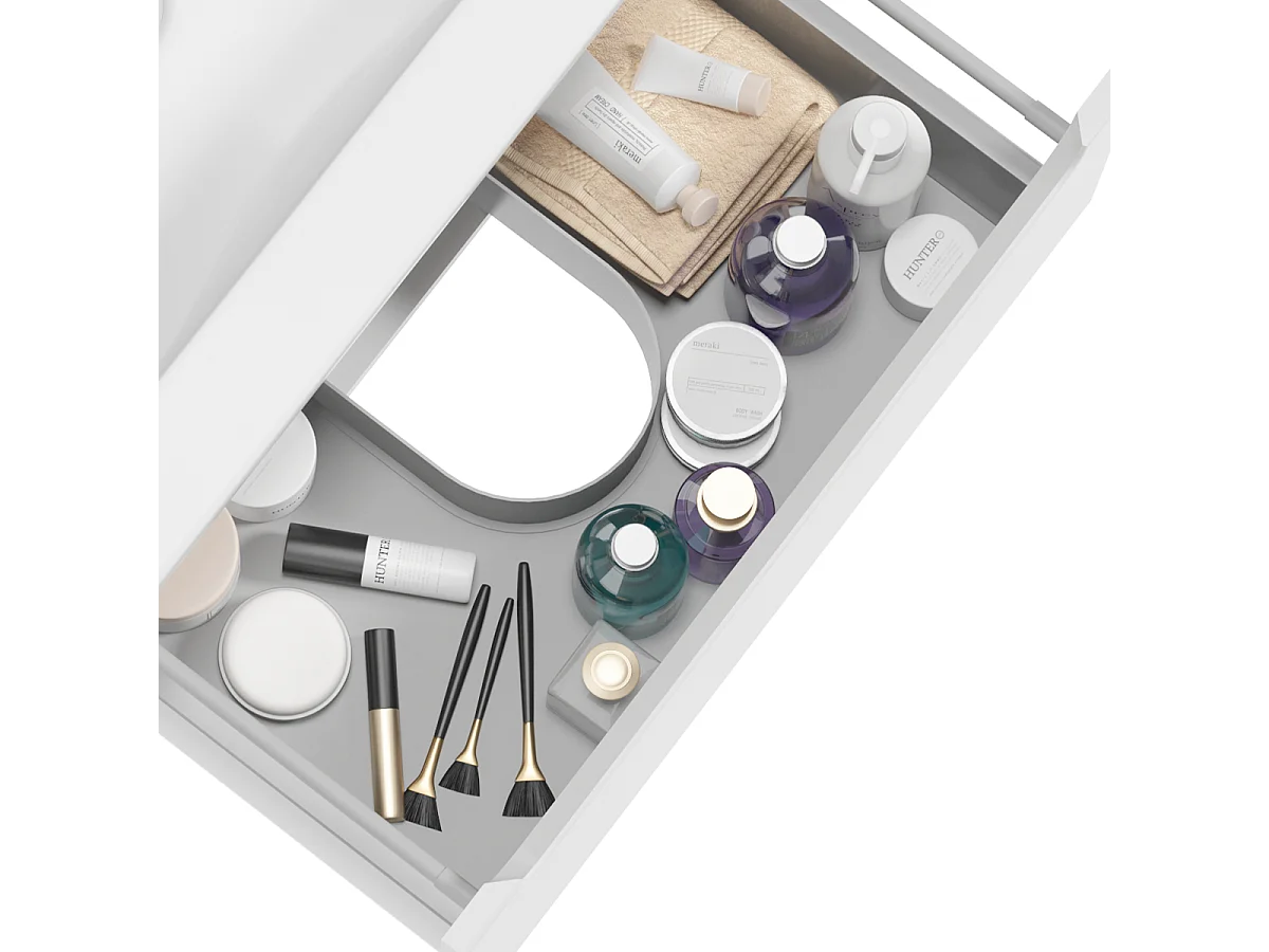 Mobile bagno doppio lavabo Livia bianco 120cm