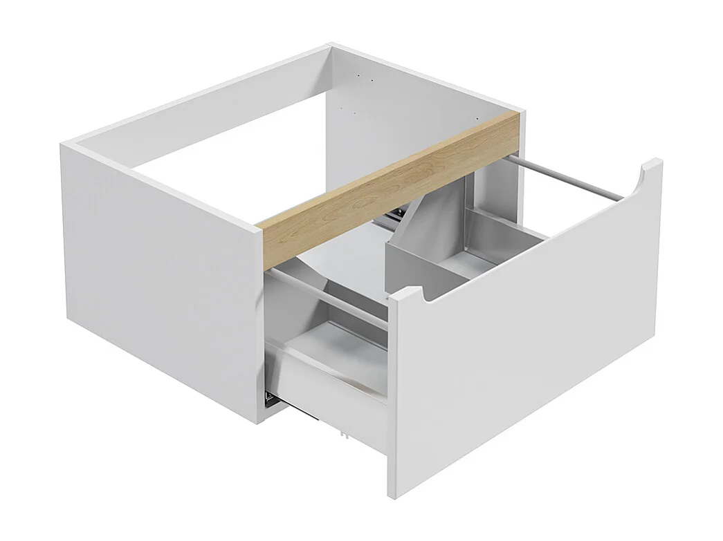 Mobile bagno con lavabo Livia bianco 60cm