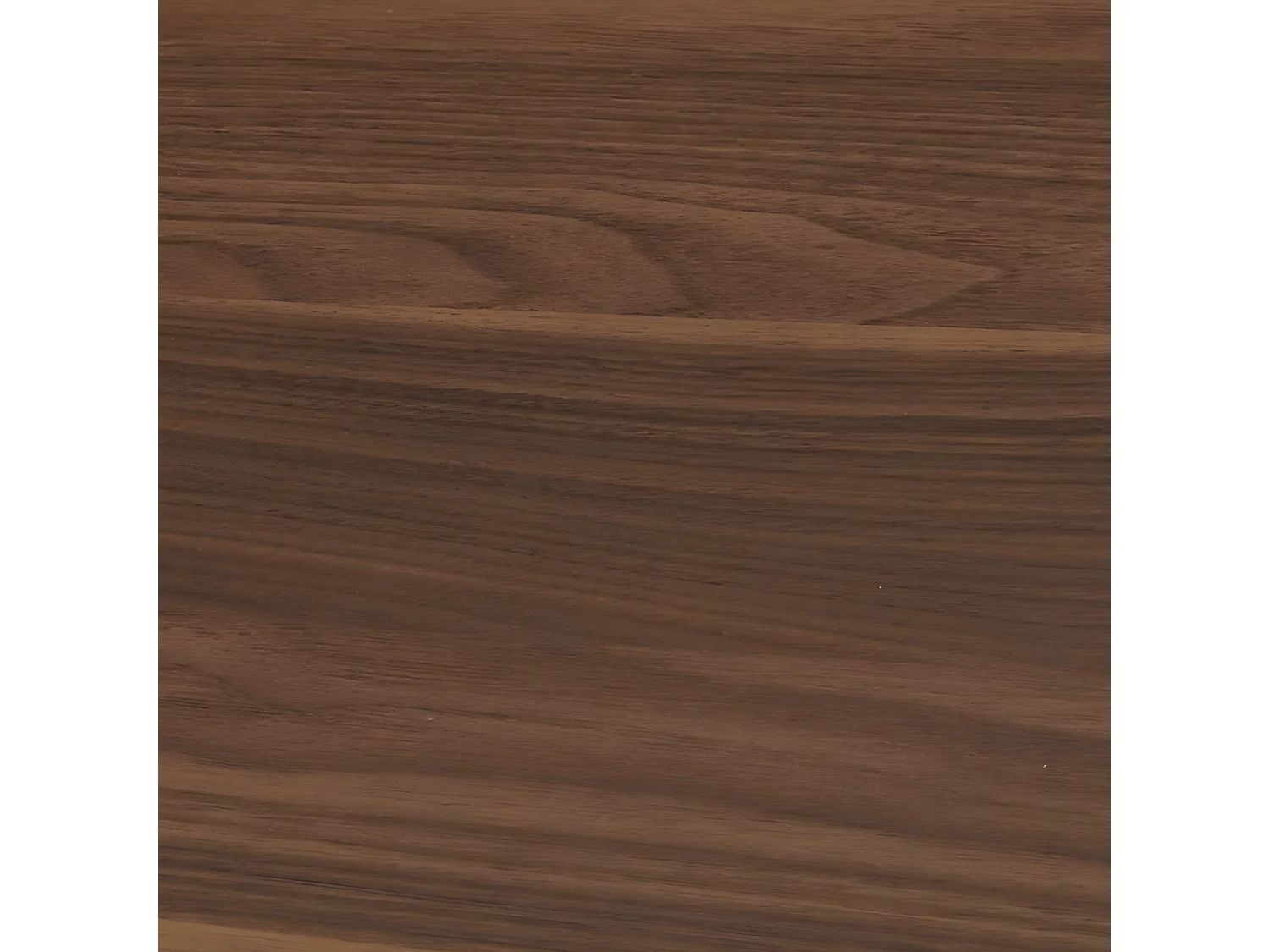 Table basse ronde de diamètre 80 cm en finition mélaminé imitation noyer - MATIS