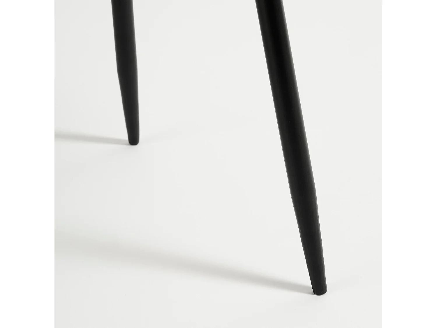 Table d'appoint en fer - 42 x 42 x 49 - Noir - FLORES