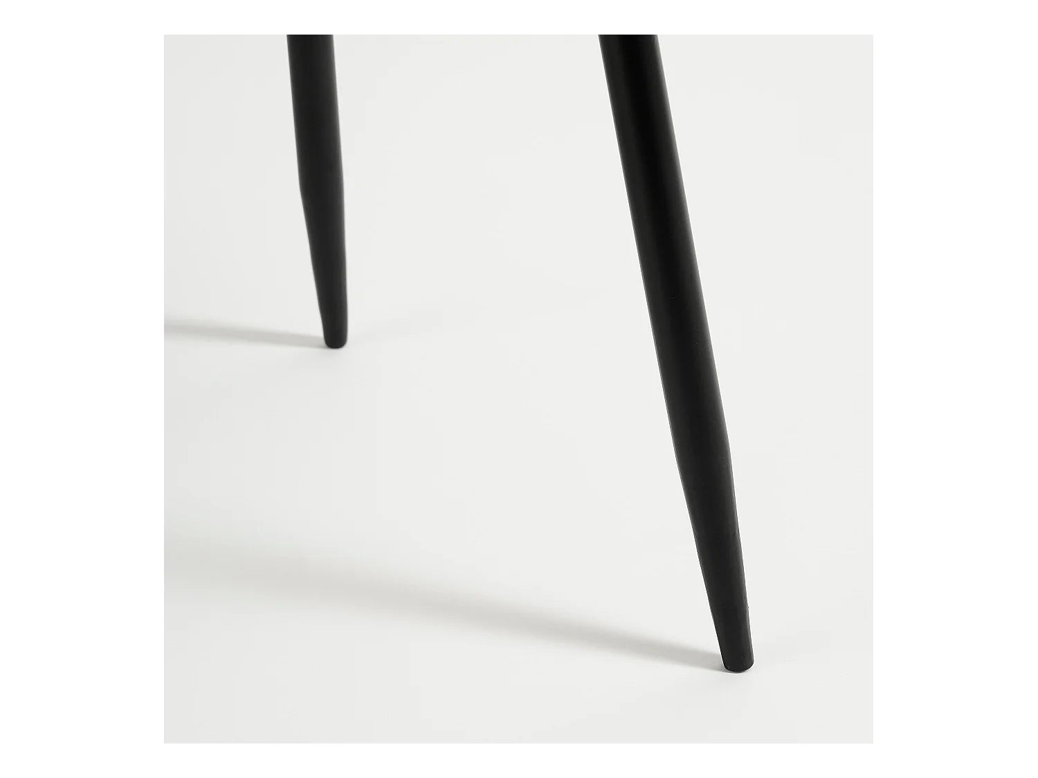 Beistelltisch aus Eisen - 42 x 42 x 49 - Schwarz - FLORES