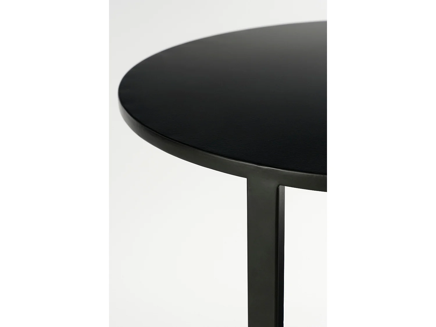 Bijzettafel van ijzer - 45 x 45 x 58 - Zwart - NOAH