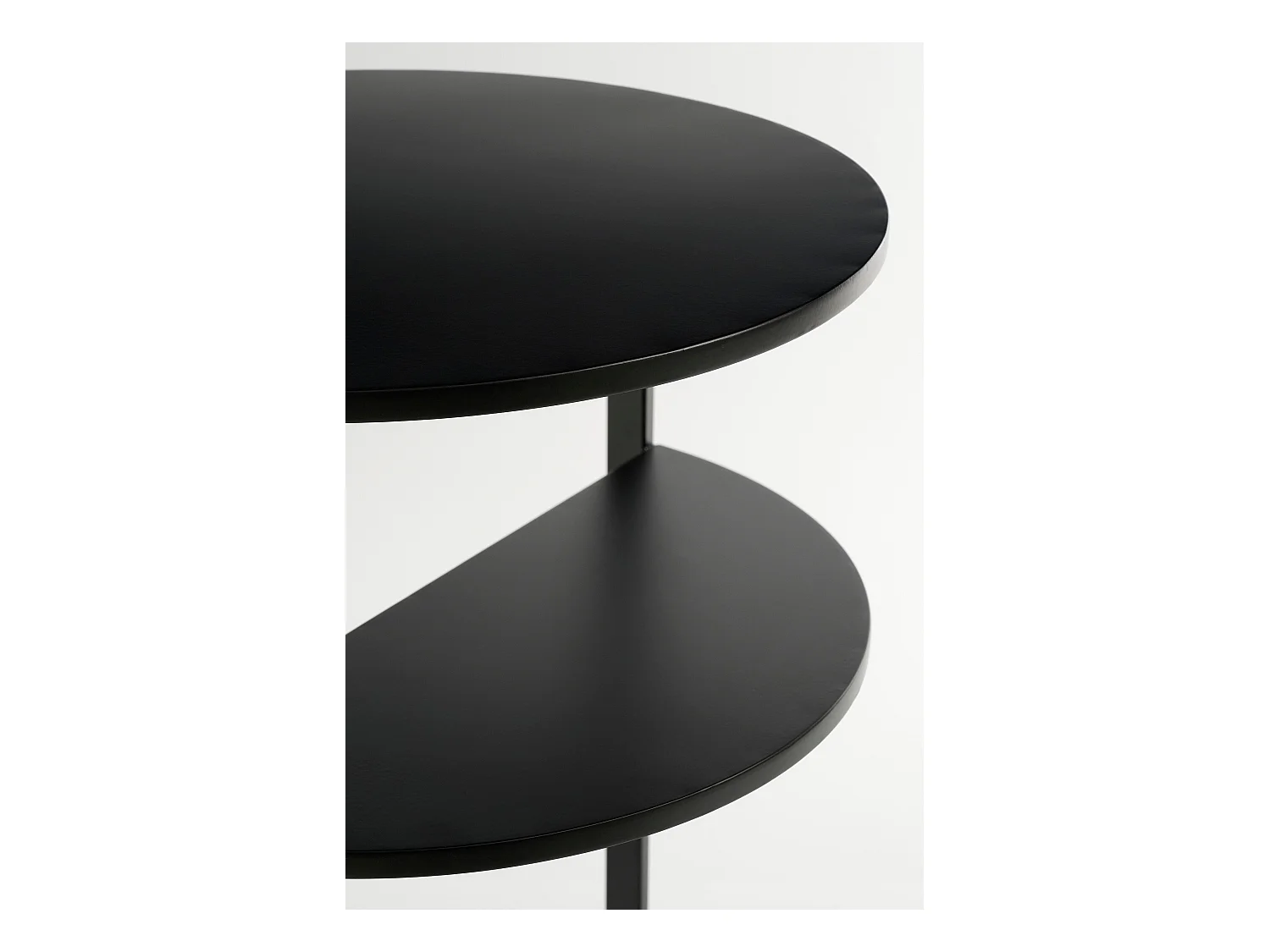 Table d'appoint en fer - 45 x 45 x 58 - Noir - NOAH