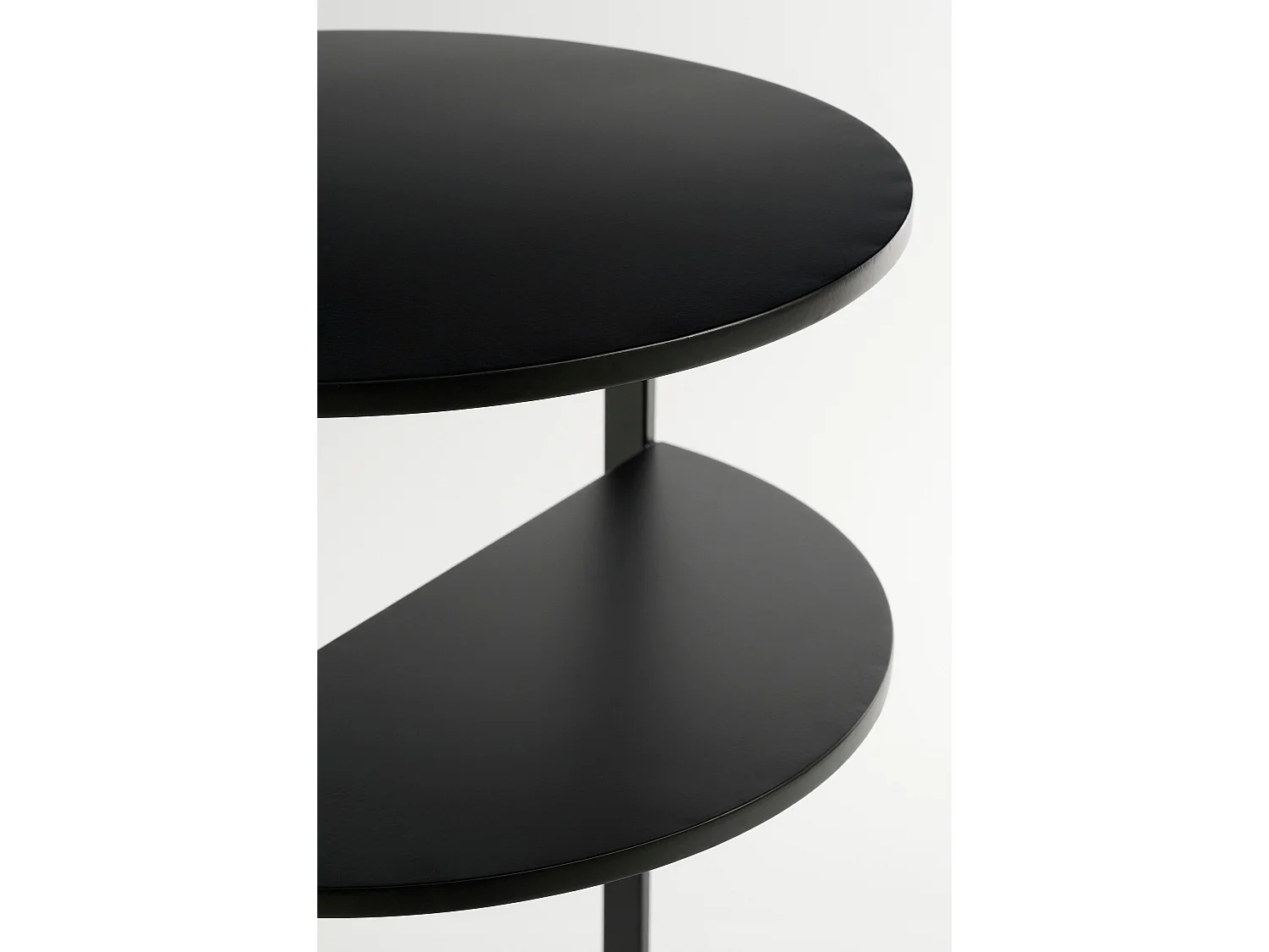 Mesa auxiliar de Hierro - 45 x 45 x 58 - Negro - NOAH