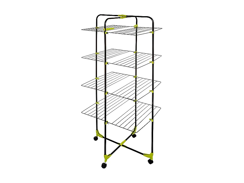 Tendedero Tower con ruedas, tendedero de 40 m, negro, Mojav