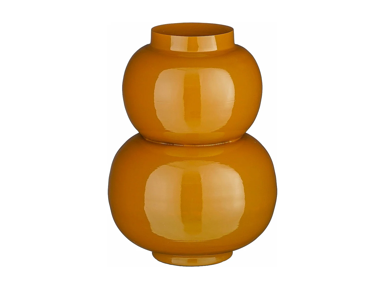 Jarrón de Hierro - 26 x 26 x 37 - Marrón - BOYD