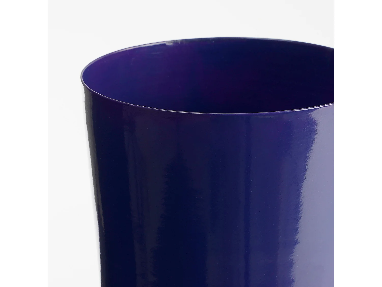 Vaas van ijzer - 28 x 28 x 42 - Blauw - DARA