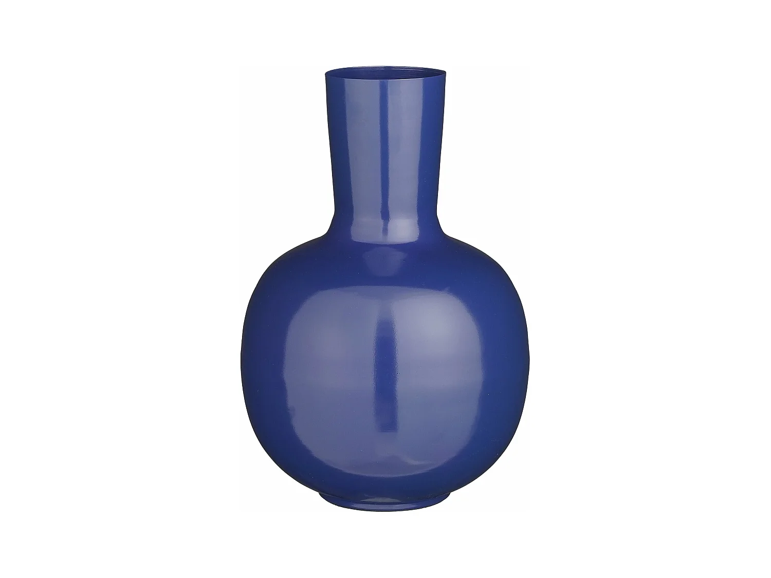 Vase en fer - 28 x 28 x 42 - Bleu - DARA