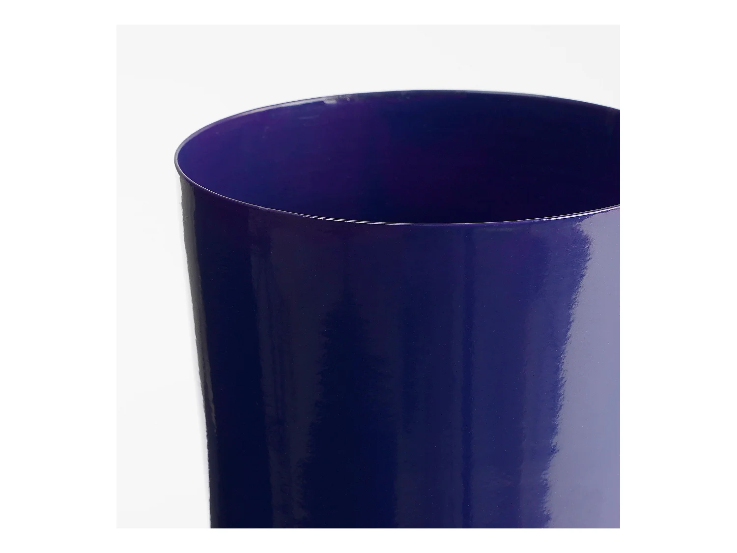 Vase en fer - 28 x 28 x 42 - Bleu - DARA