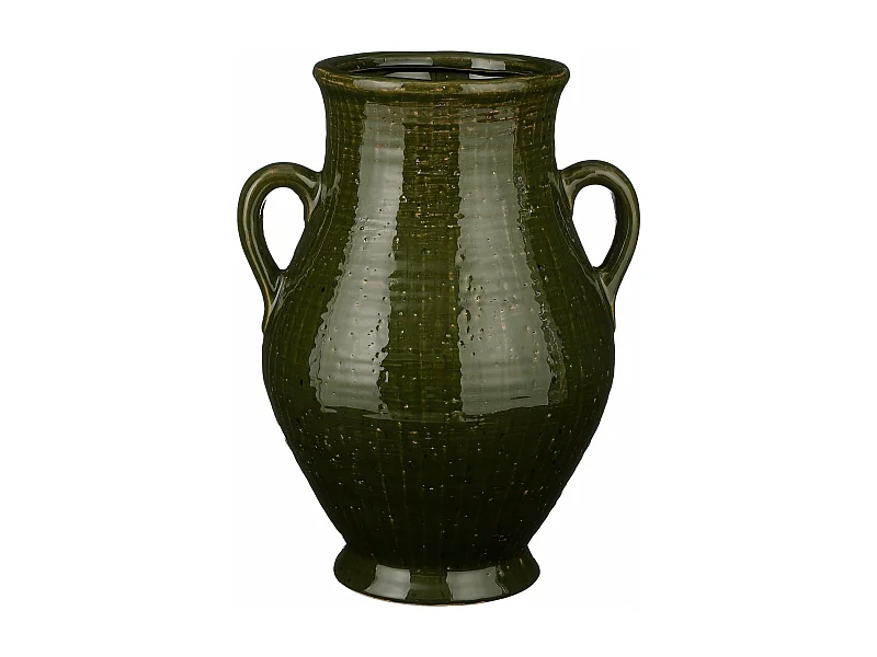 Vase aus Keramik - 29 x 26 x 39 - Grün - ELENA