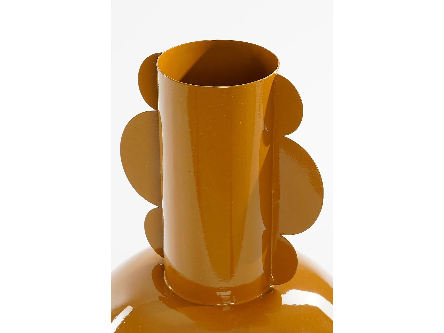 Vase aus Eisen - 25 x 25 x 36 - Braun - BOYD