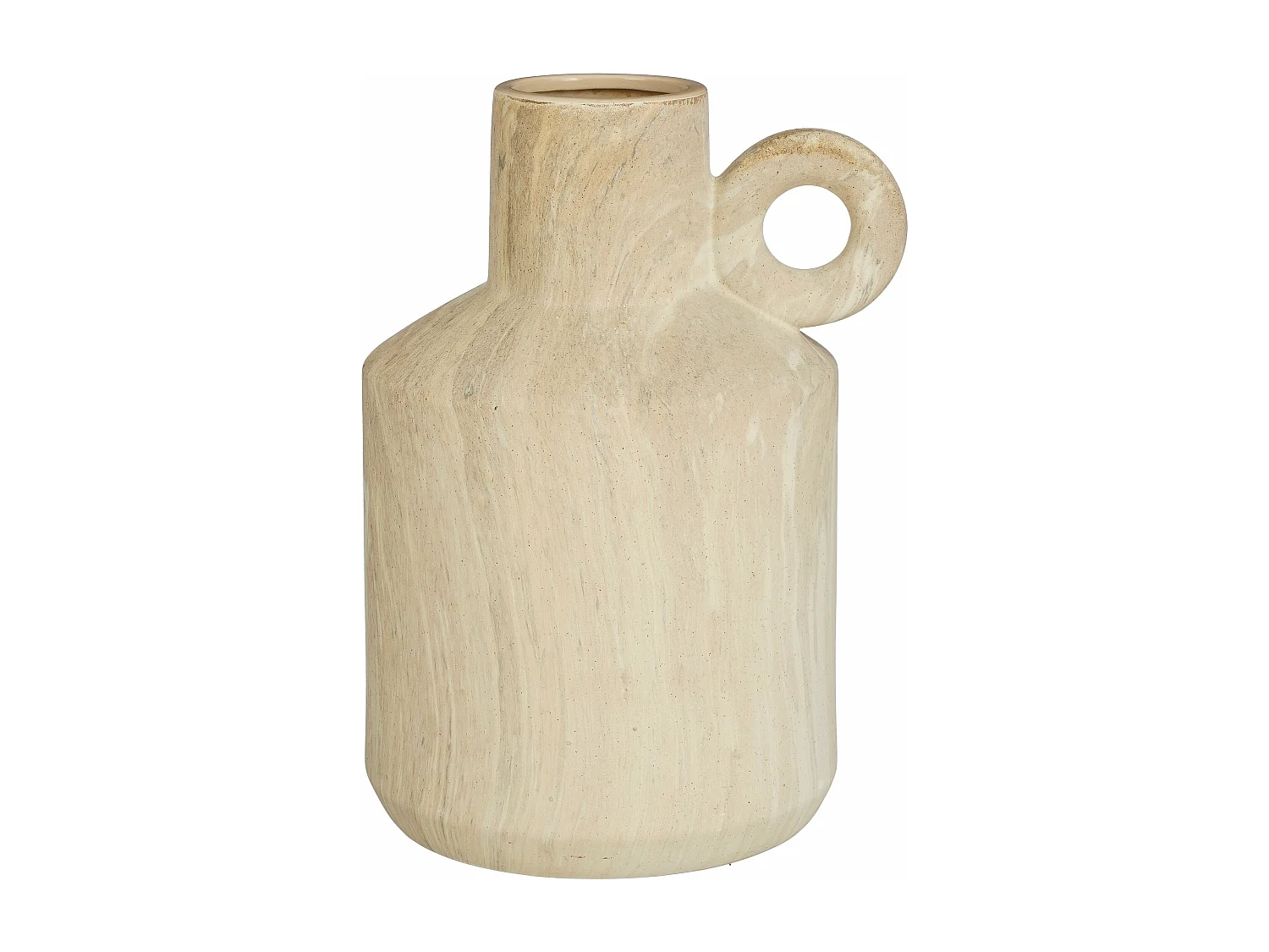 Vase en céramique - 29 x 25 x 39 - Beige - TRENTINO