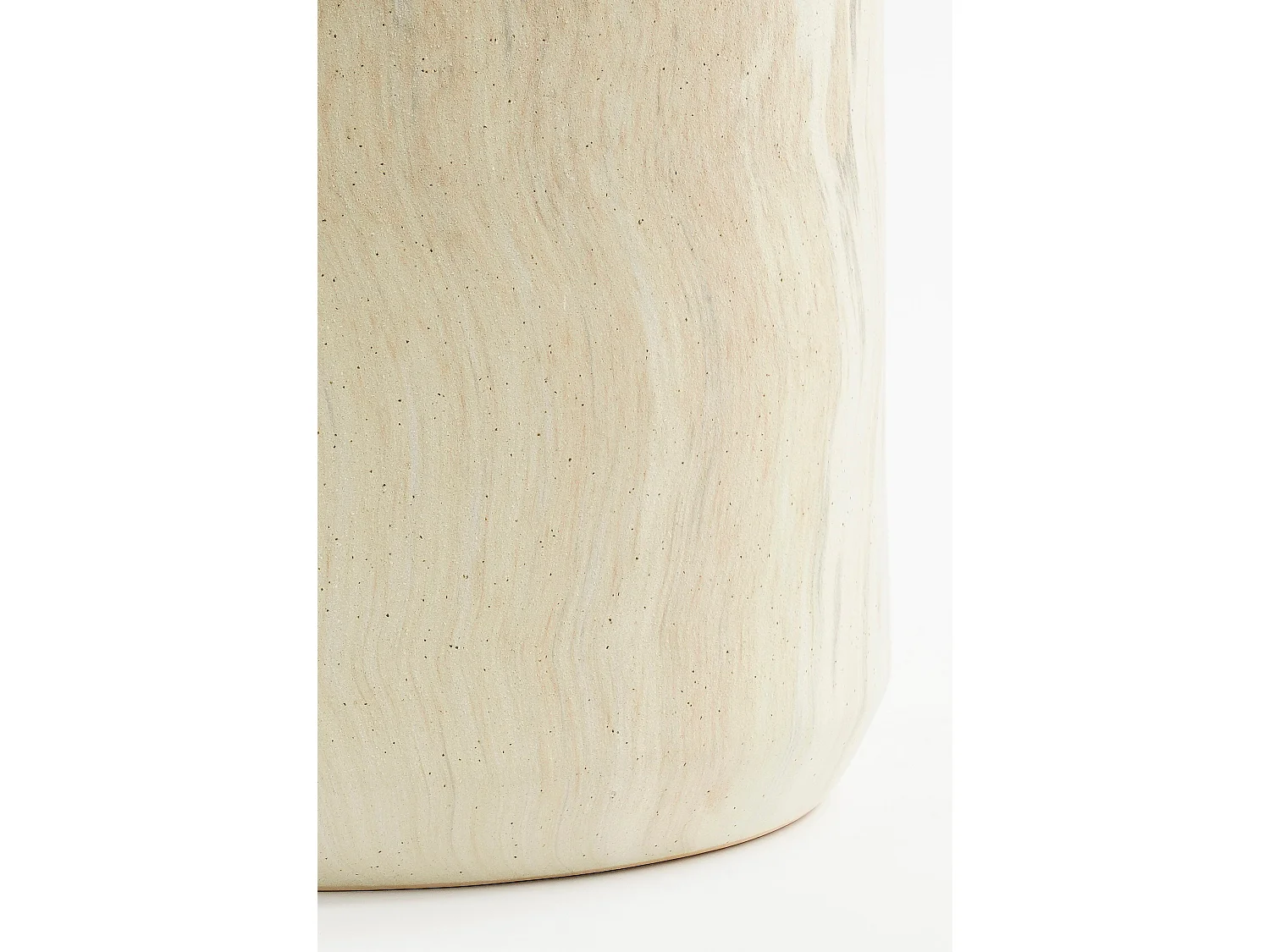 Vase en céramique - 29 x 25 x 39 - Beige - TRENTINO