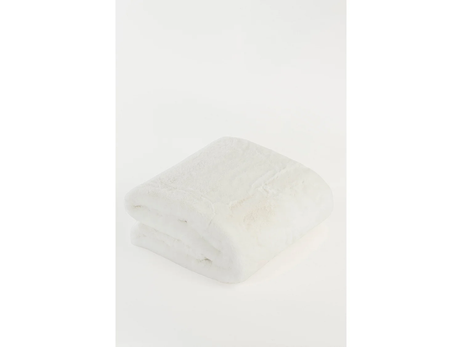 Plaid en polyester - 200 x 150 x 2 - Blanc - BRONTE