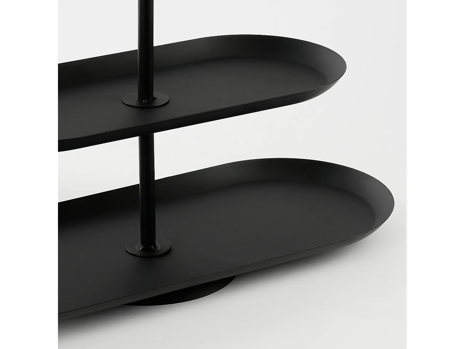 Etagere aus Eisen - 48 x 20 x 55 - Schwarz - RAMA